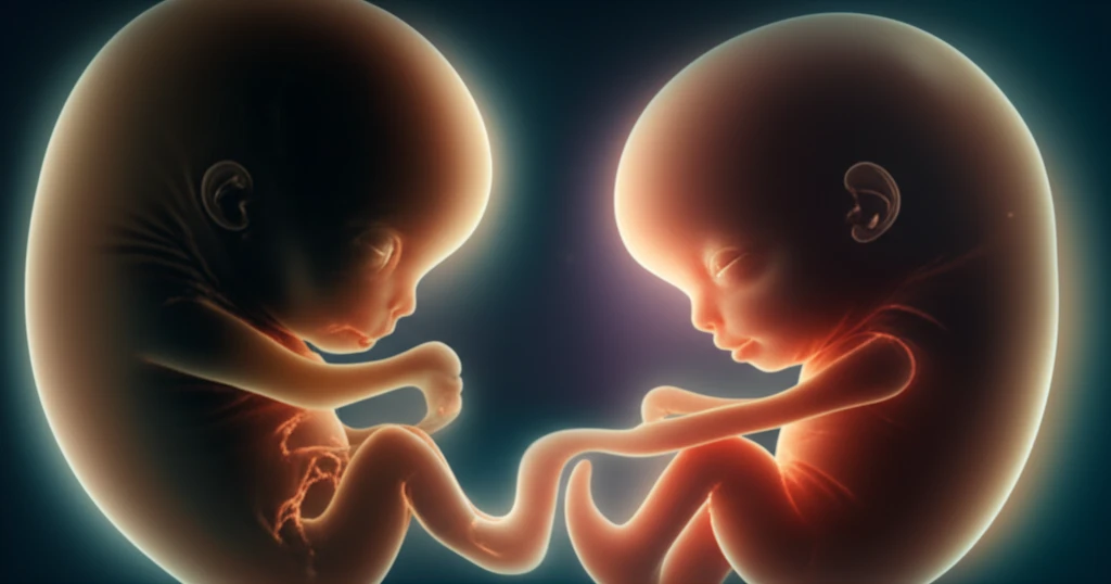 Digital illustration of a developing embryo showing tissue interactions during axis elongation