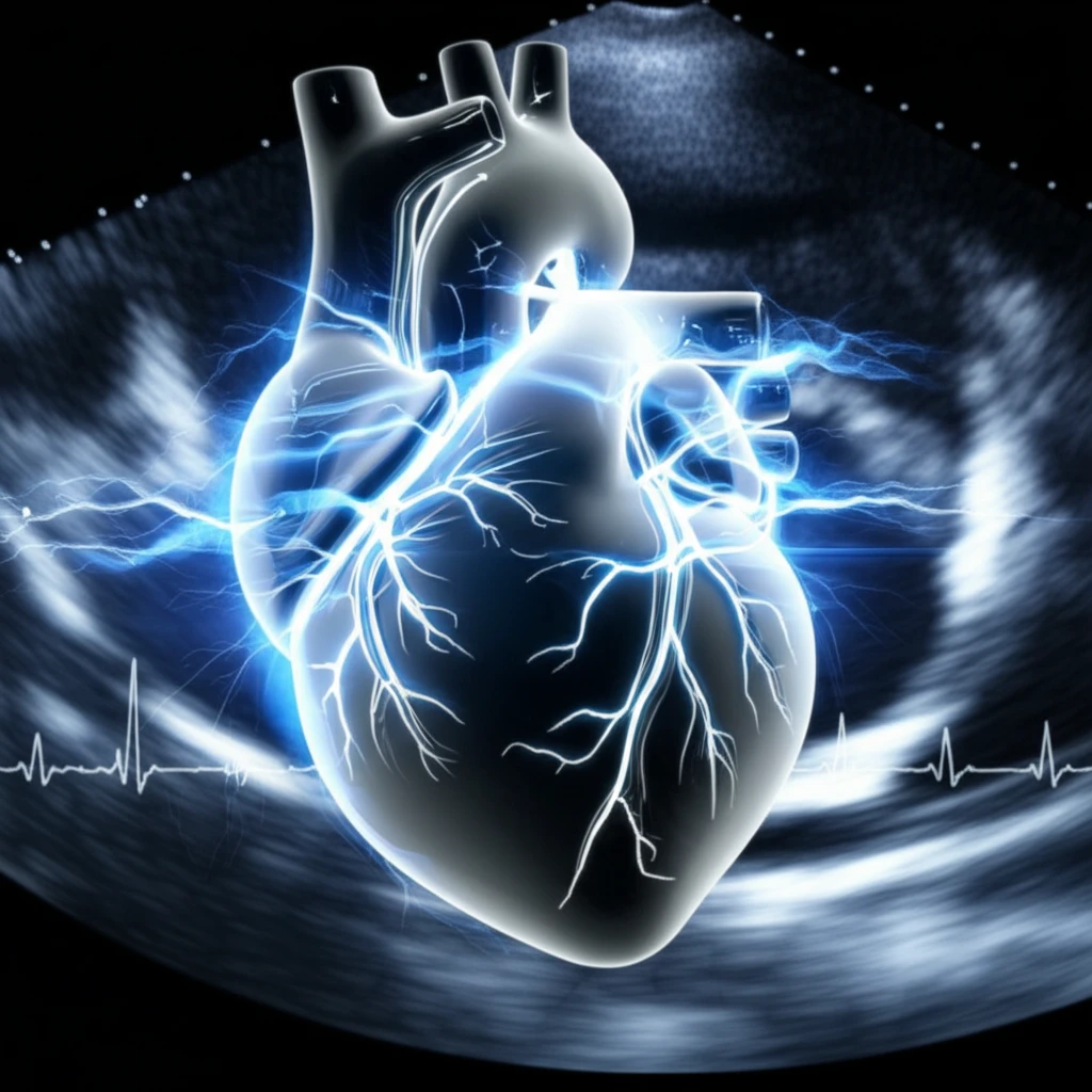 Heart with synchronized electrical impulses