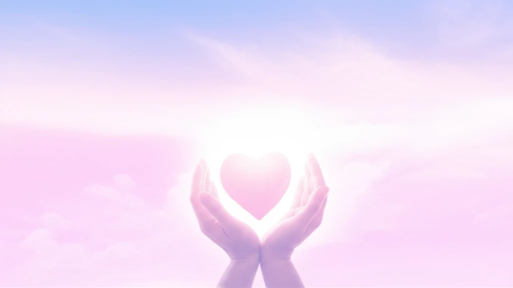 A heart being cradled to symbolize congenital heart defect and the importance of care.