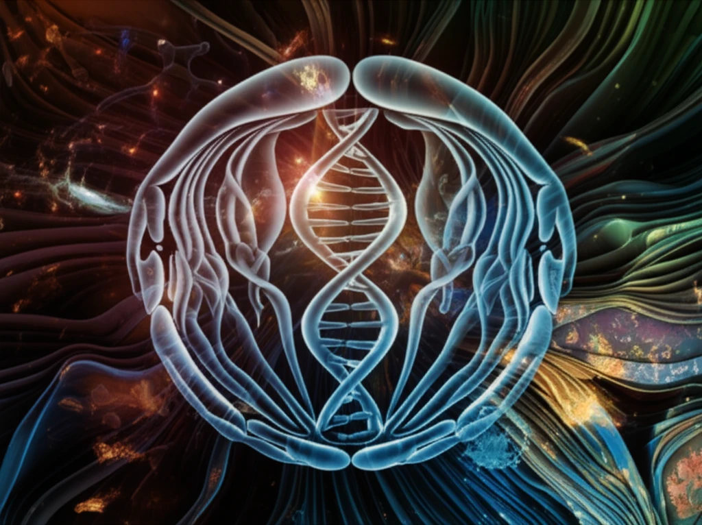 Protective shield around DNA, symbolizing the body's defense against HPV