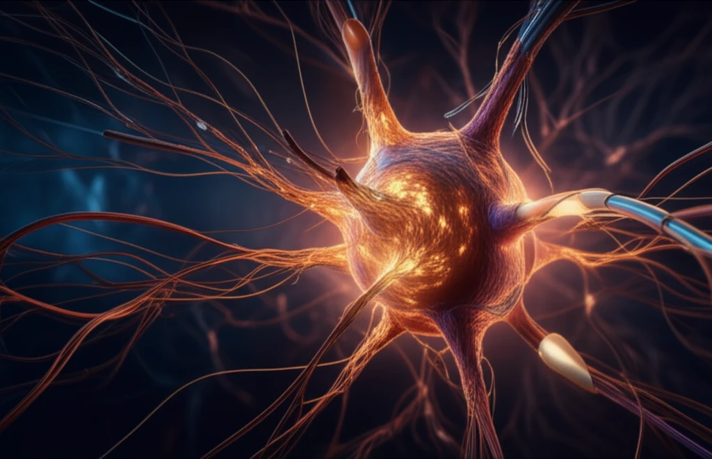 Damaged nerves being repaired