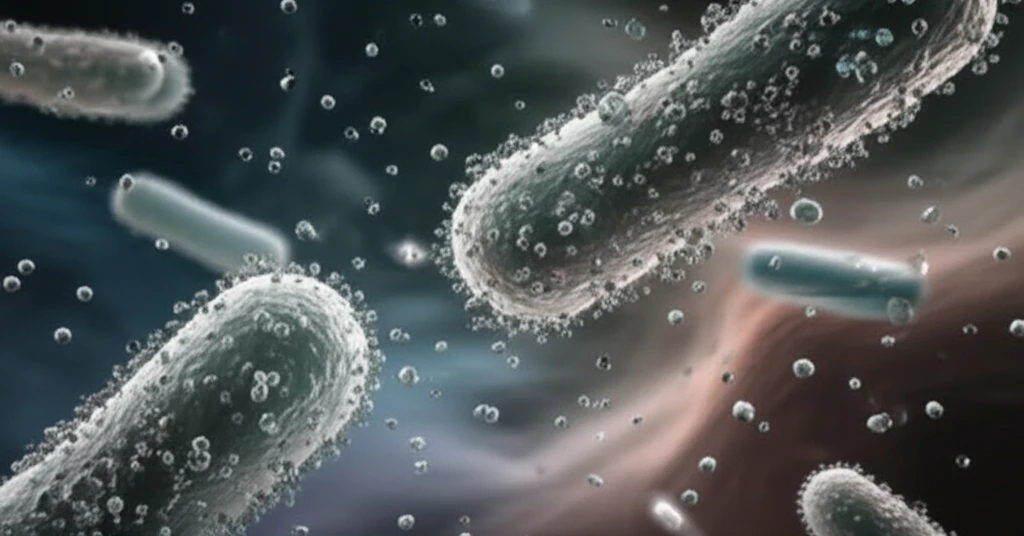 Silver nanoparticles attacking bacteria