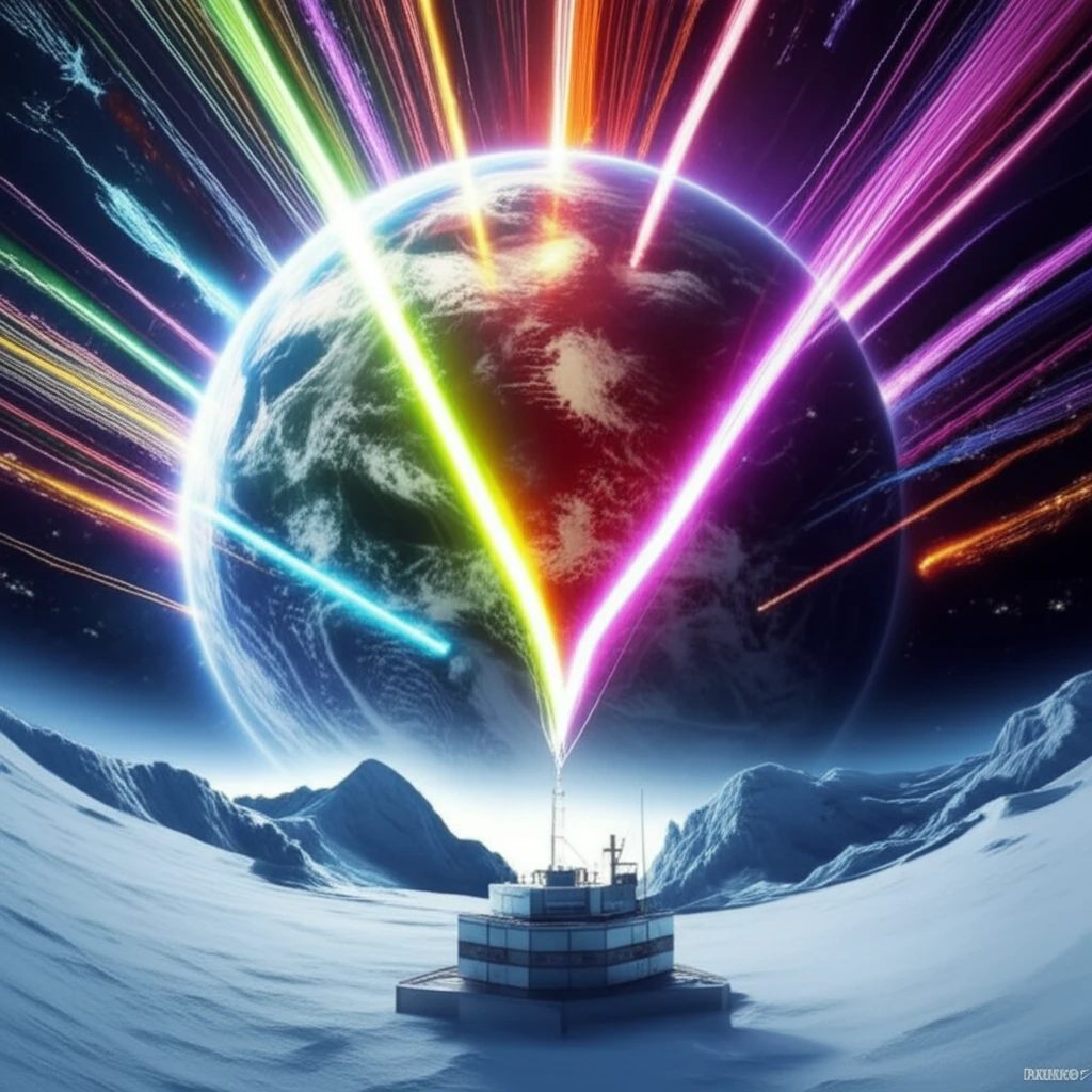 Cosmic Rays Showering Earth