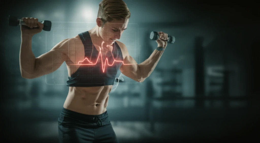 Person doing arm exercises for a heart health test