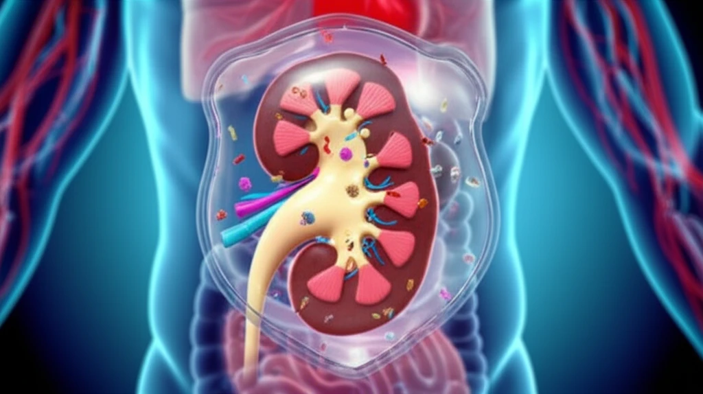 Protective shield around kidney