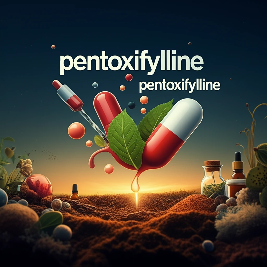 Conceptual image representing Peyronie's disease treatment with antioxidants and pentoxifylline.