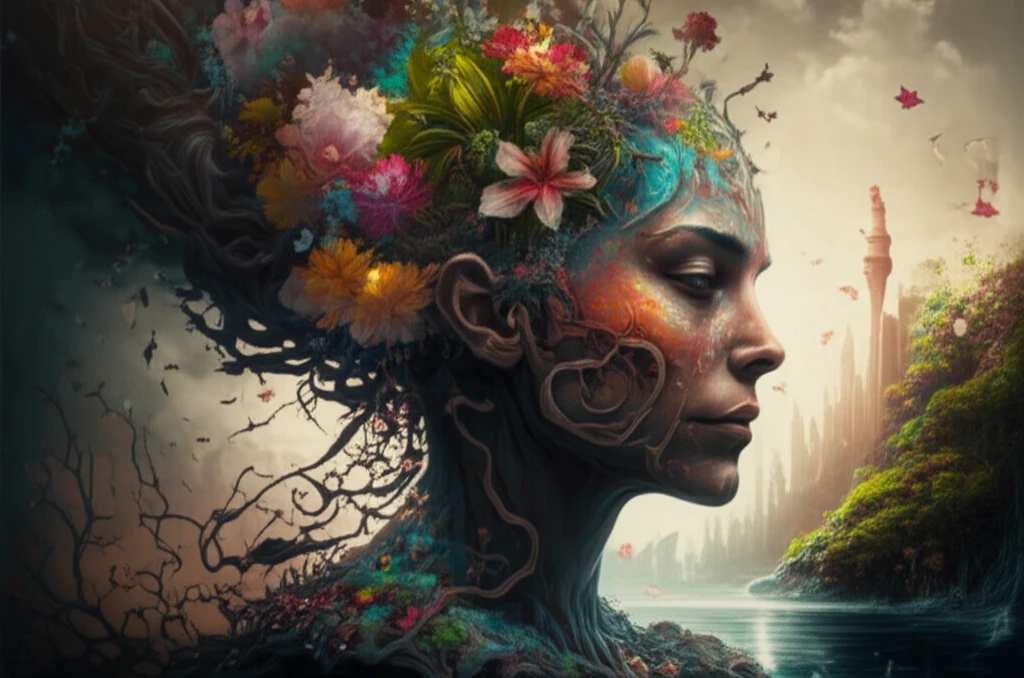 Smoke Transforming into Flowers: A Visual Metaphor for Quitting Smoking