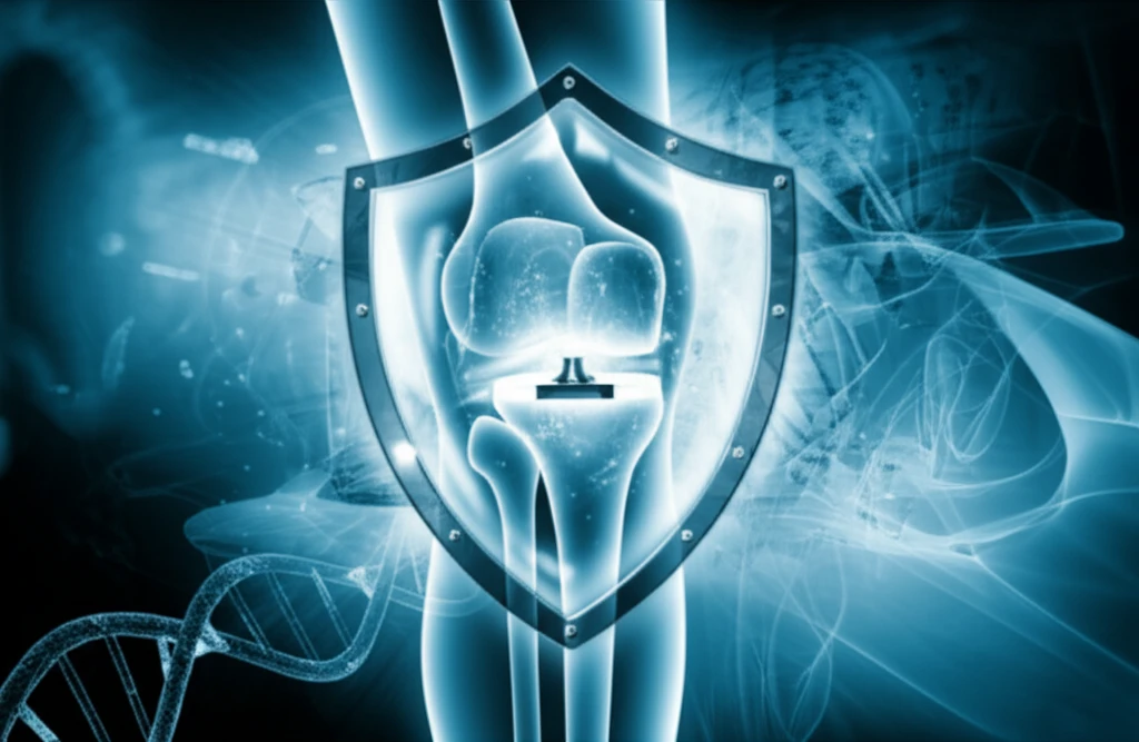 Symbolic illustration of joint replacement infection prevention.