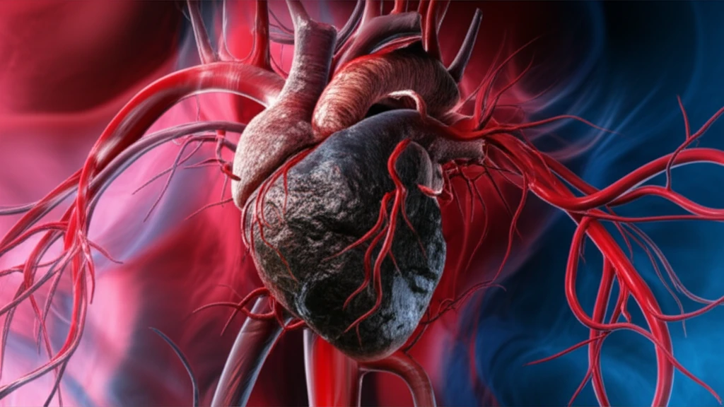 Heart intertwined with iron ore, representing the importance of iron for heart health.
