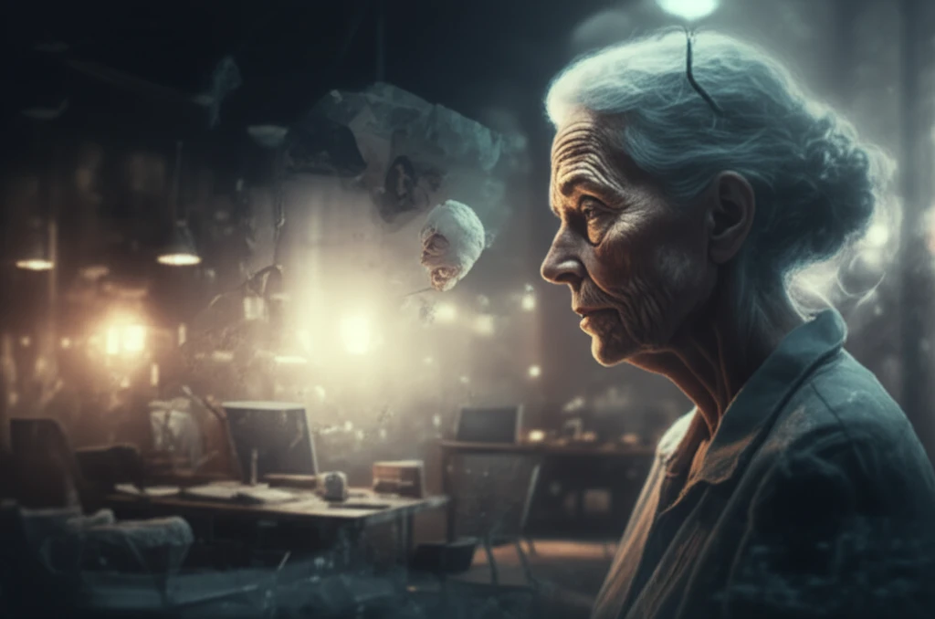 Person with dementia reminiscing about their former work life.