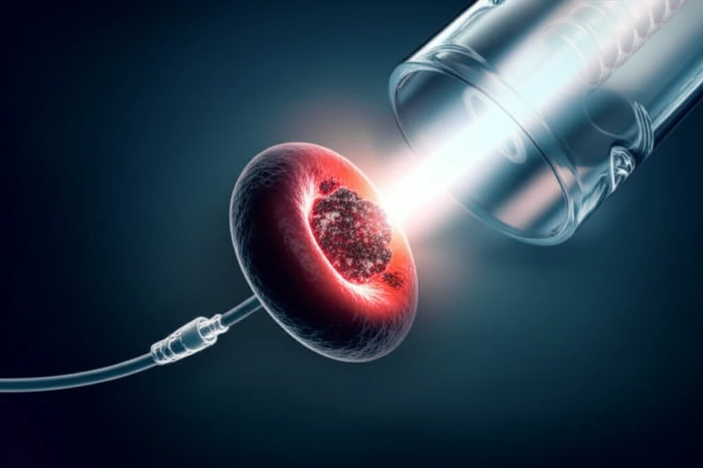 Central venous catheter delivering thrombolytic medication to dissolve a pulmonary embolism.