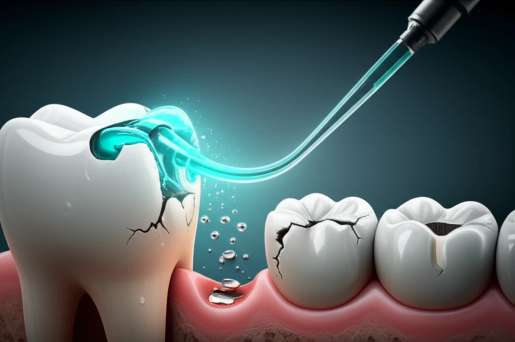 Dental fillings cracking due to cleaning fluid.