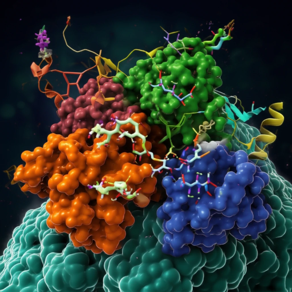 KRAS protein structure dynamically interacting with inhibitors in targeted cancer therapy