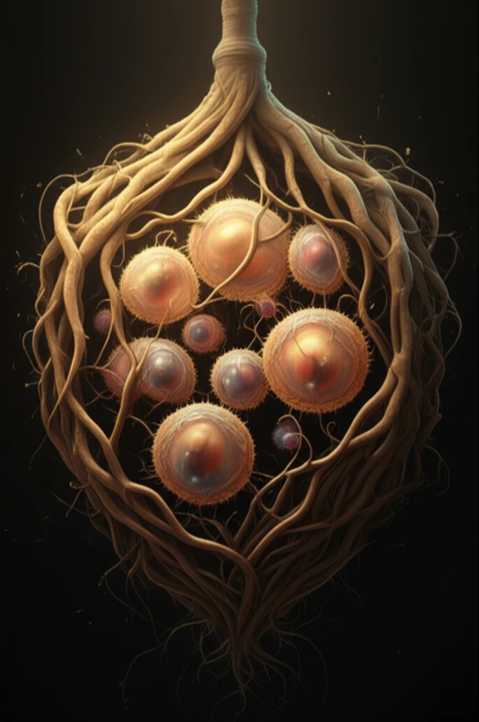 Herbal medicine shield protecting cells.