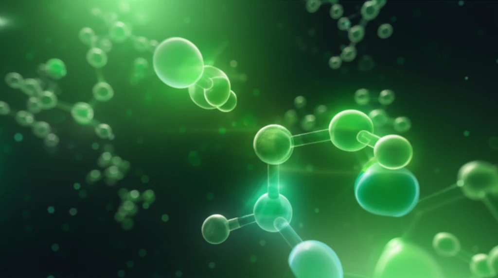 Molecular structure forming from smaller compounds