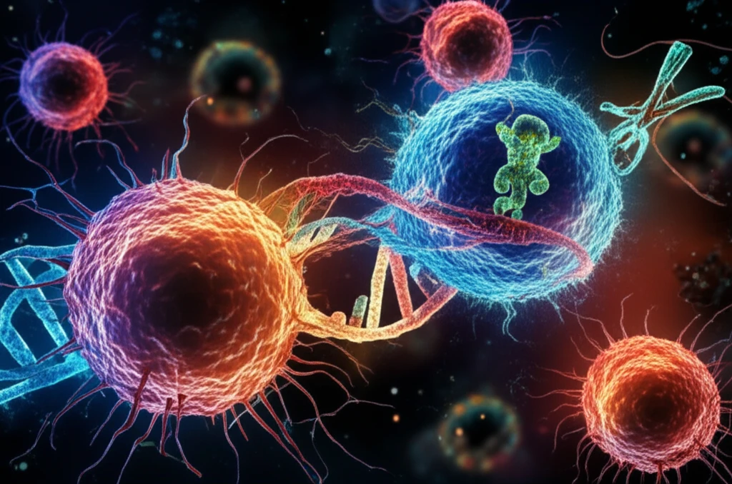 Cancer cells fighting against DNA damage and proteasome inhibitors.