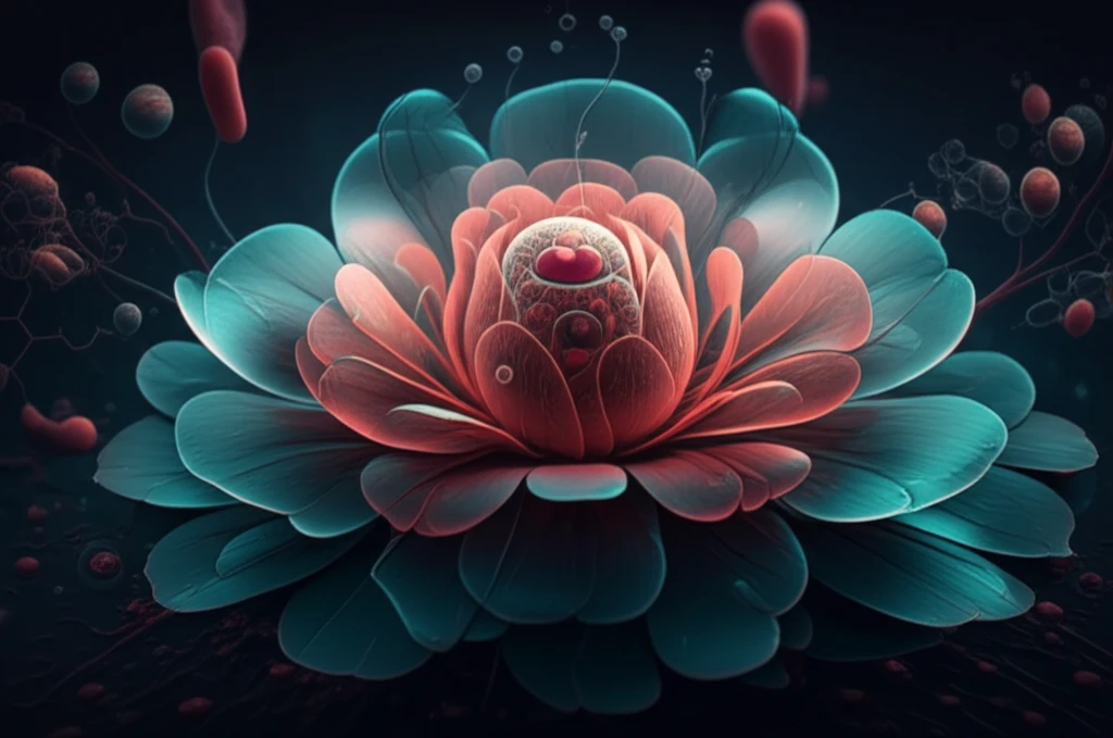 Metaphorical image representing growth and research in oncology