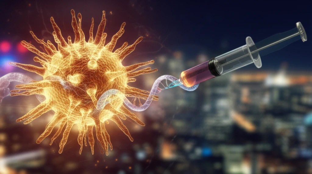Surreal illustration of antibiotic-resistant Staphylococcus aureus.