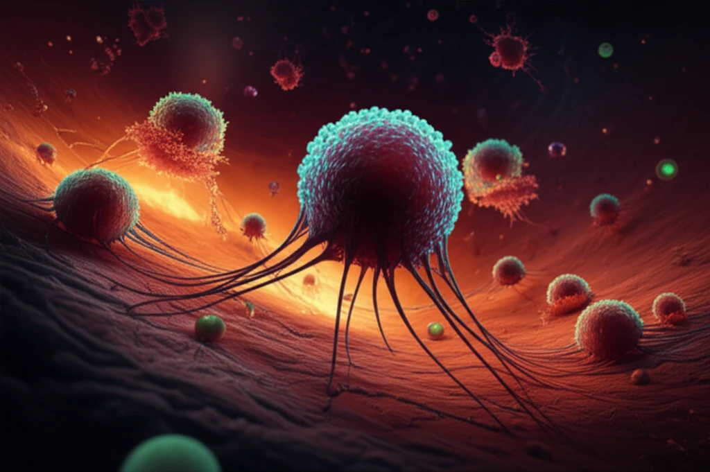 Cancer cells adapting in a hostile environment