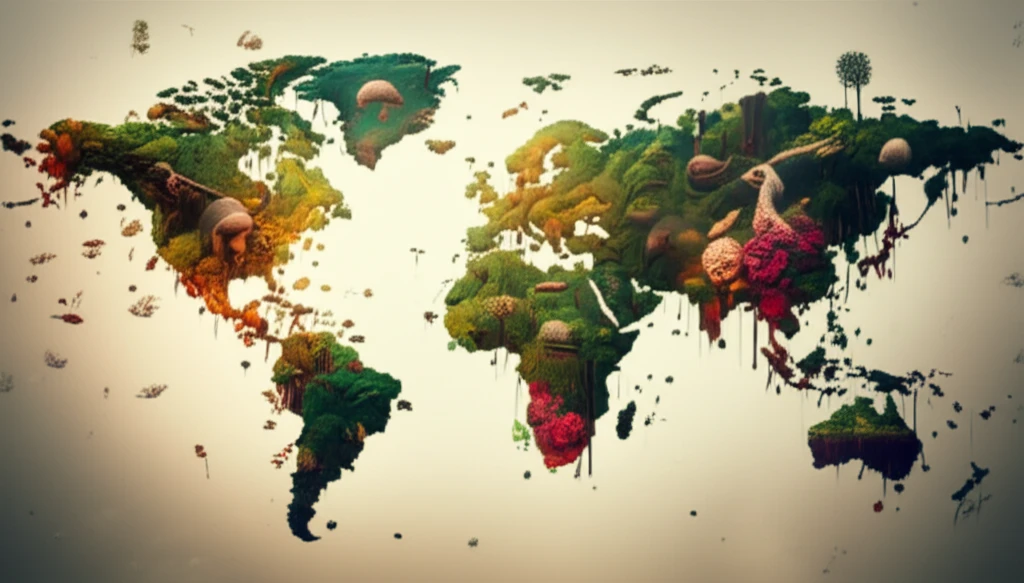 World map representing conservation