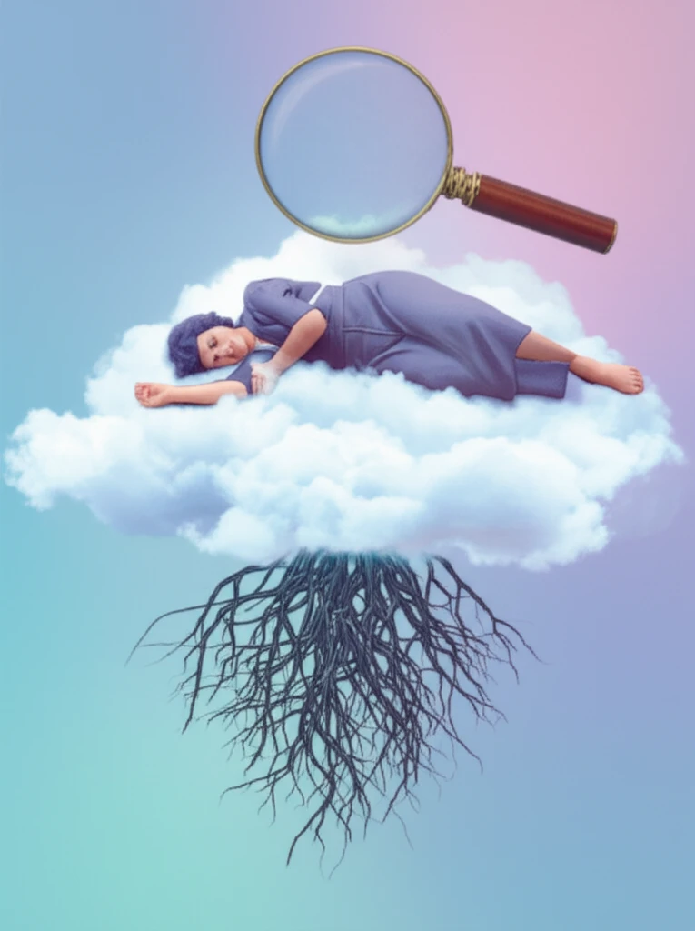 Surreal illustration representing hidden sleep disorders.