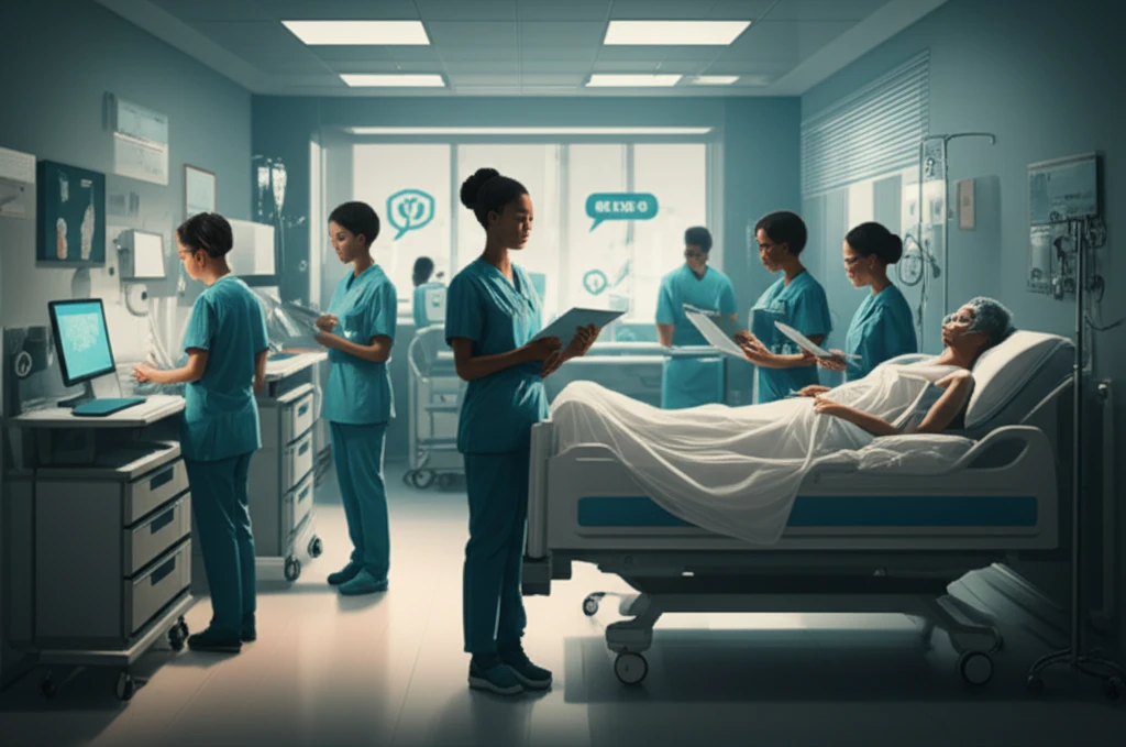 Empowered nurses working in a supportive hospital environment.