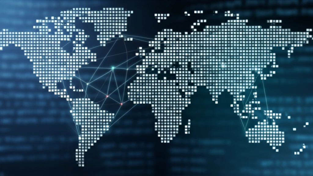 Blurred map symbolizing HIPAA's impact on GIS data accuracy.