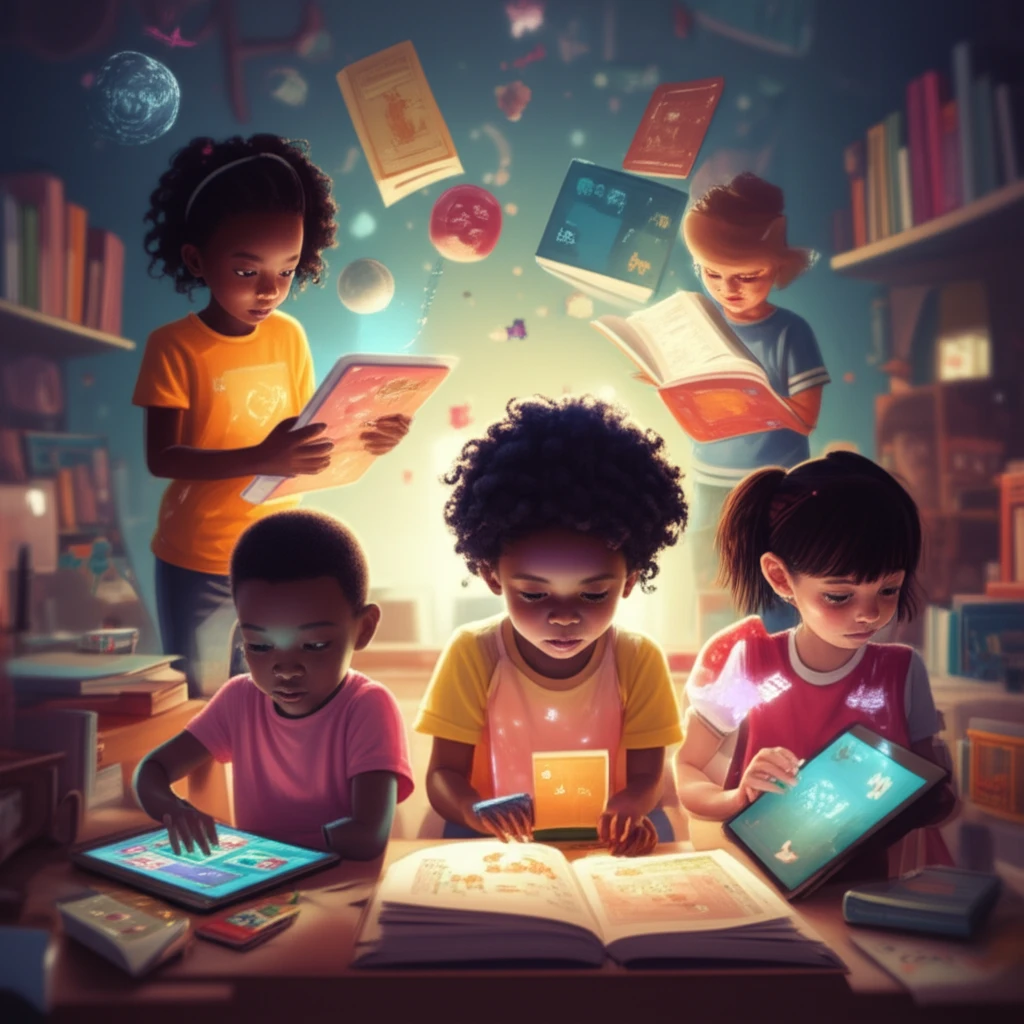 Children learning with multimedia resources