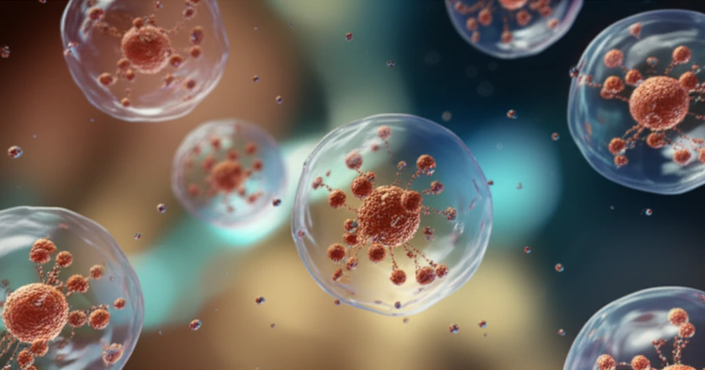 Nanoparticles interacting with human cells