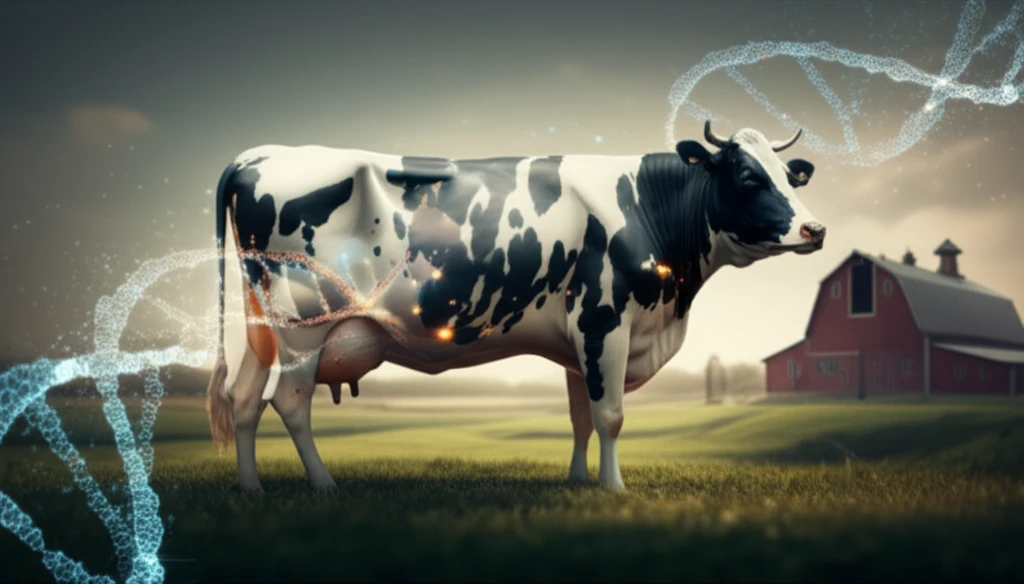 DNA strand cow