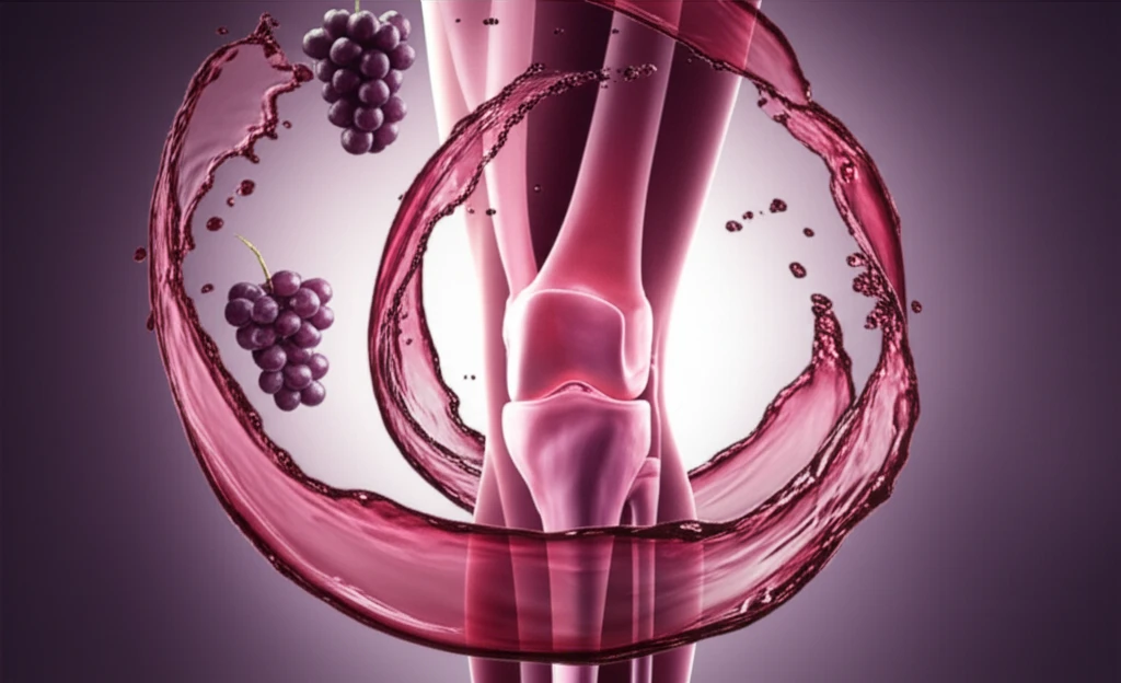 Resveratrol protecting a knee joint
