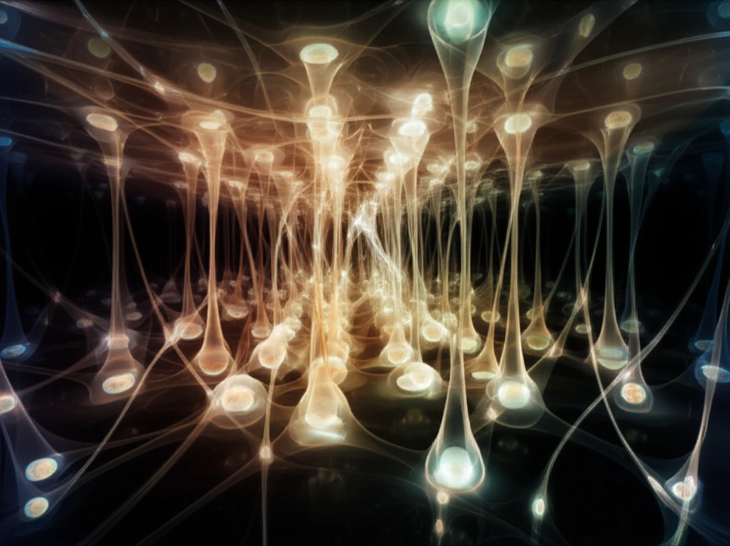 Glowing skin cells interconnected by light pathways, symbolizing targeted therapies and personalized medicine.