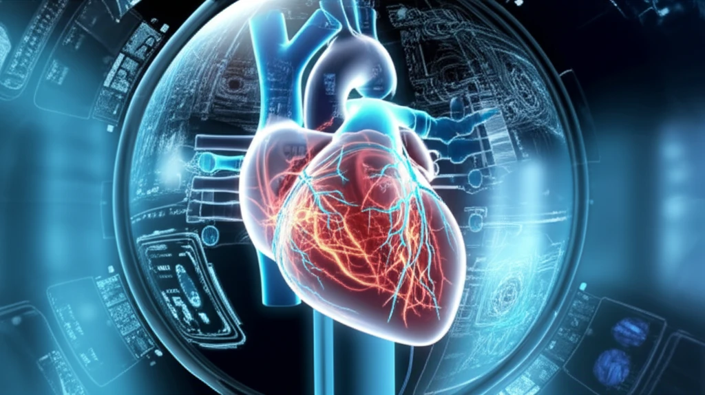 Heart undergoing repair with medical imaging technology