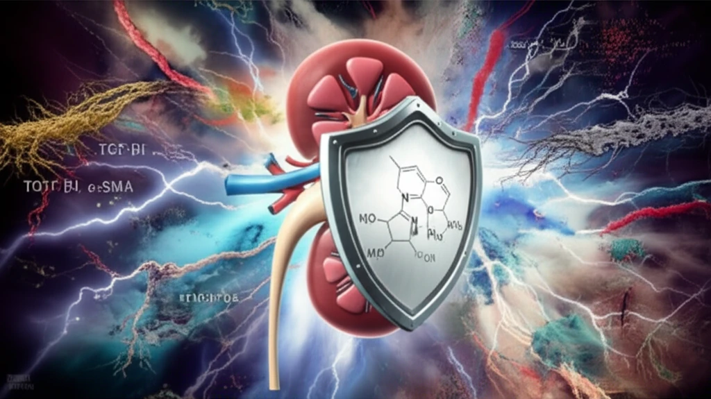 Kidney protected from fibrosis by Lotensin shield