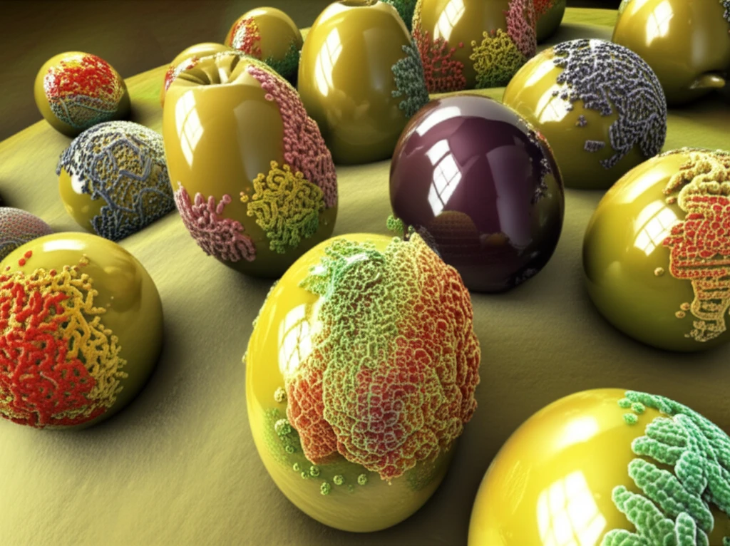 Olives with yeast cells