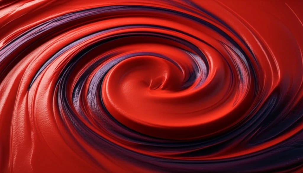 Tomato puree swirling with anthocyanin extracts