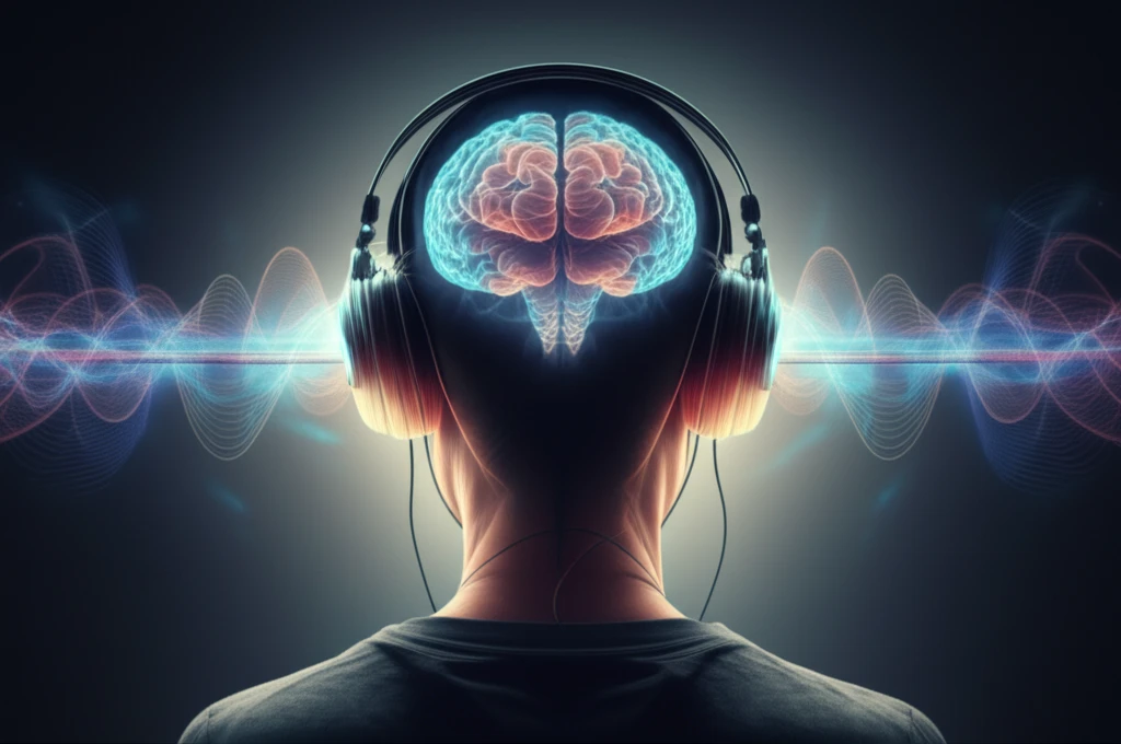 Illustration of reversed auditory input and brain adaptation