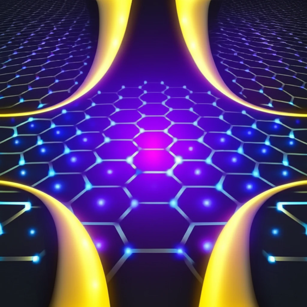 Electrons flowing through graphene valleys, controlled by electric fields.