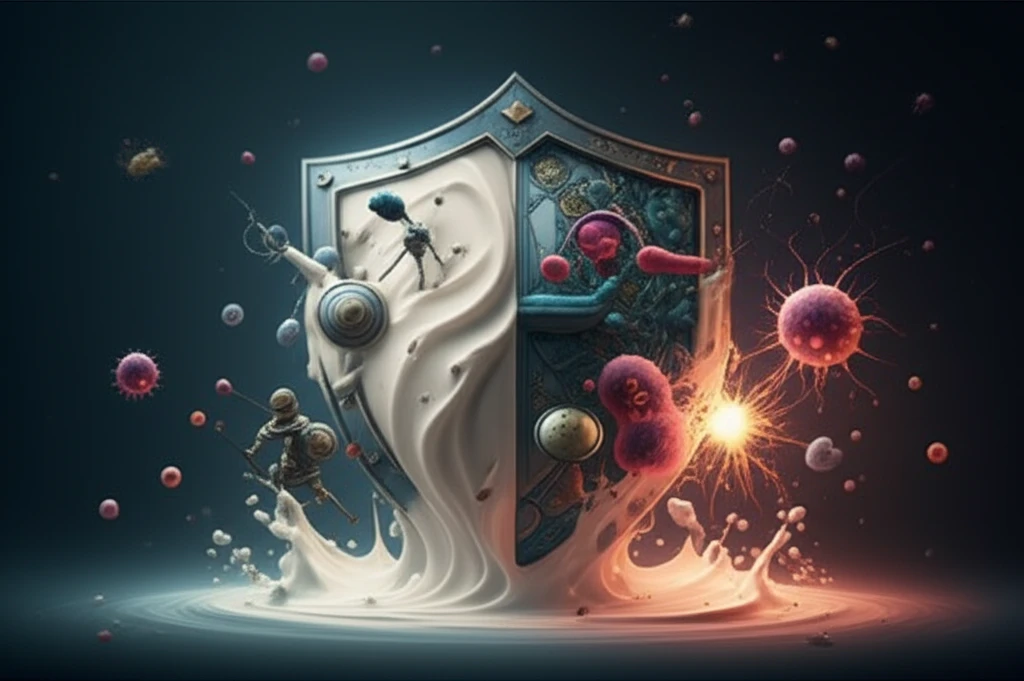 Low-fat yogurt protecting the body from inflammation.