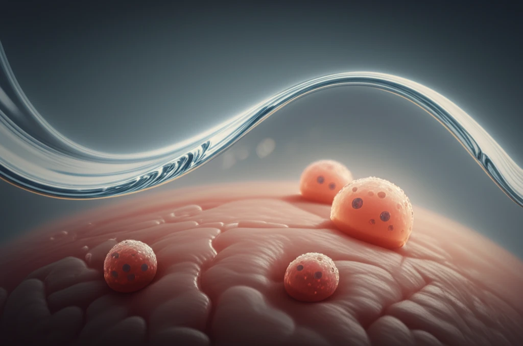 Illustration symbolizing relief from urticaria pigmentosa through medication.