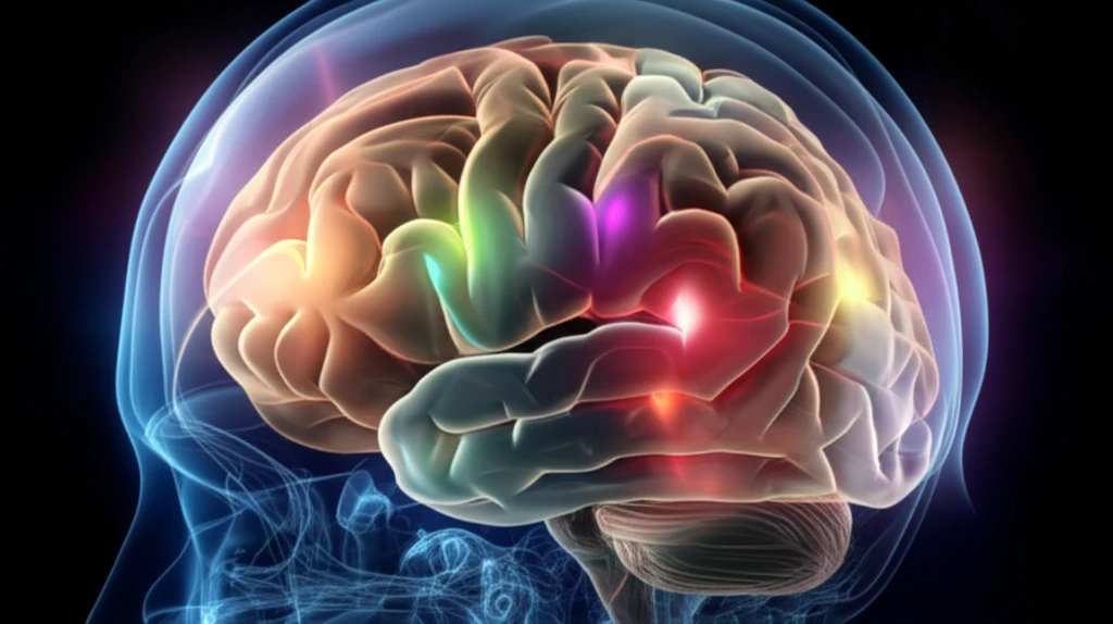 Illustration of brain tumor cells resisting treatment due to the blood-brain barrier.