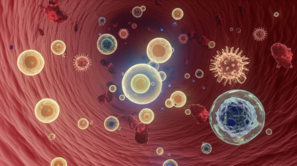 Microvesicles interacting with immune cells