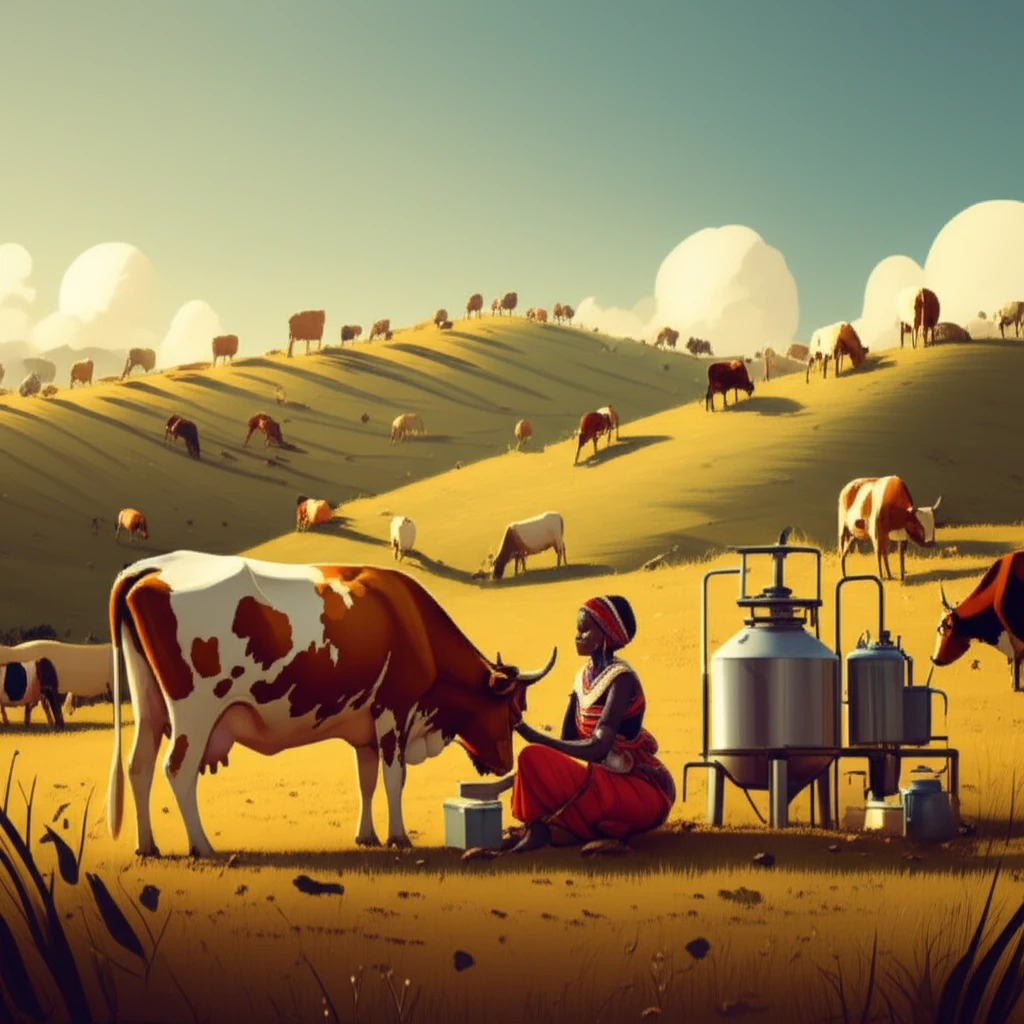 Ethiopian Dairy Farming Landscape