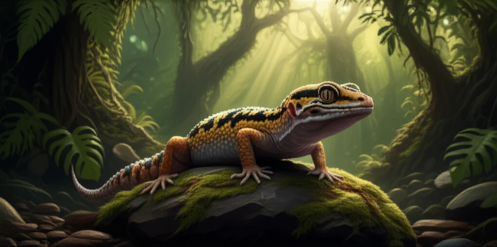 Eublepharis satpuraensis, a new species of leopard gecko discovered in the Satpura Hills.