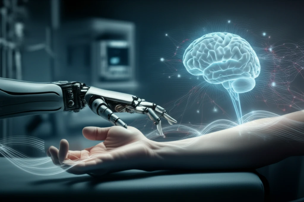 Robotic arm assisting in stroke rehabilitation