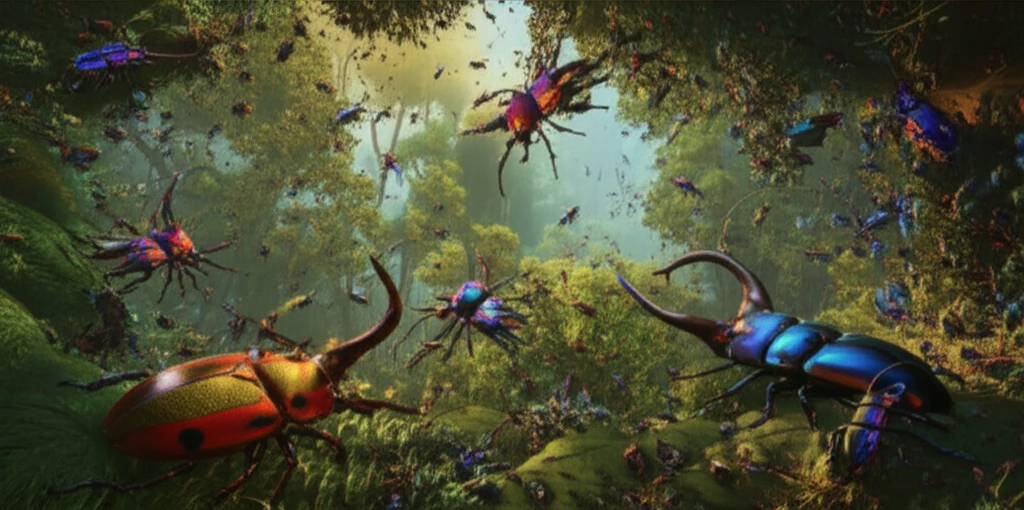 Diverse beetle community in Chilean rainforest canopy