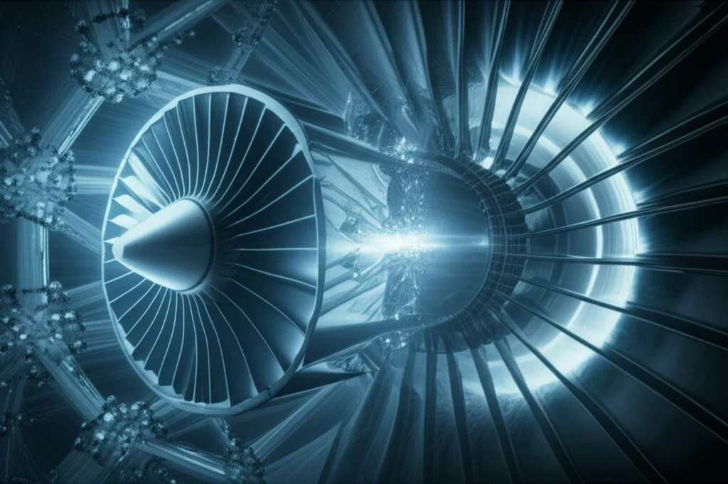 Turbine blade with crystalline structure