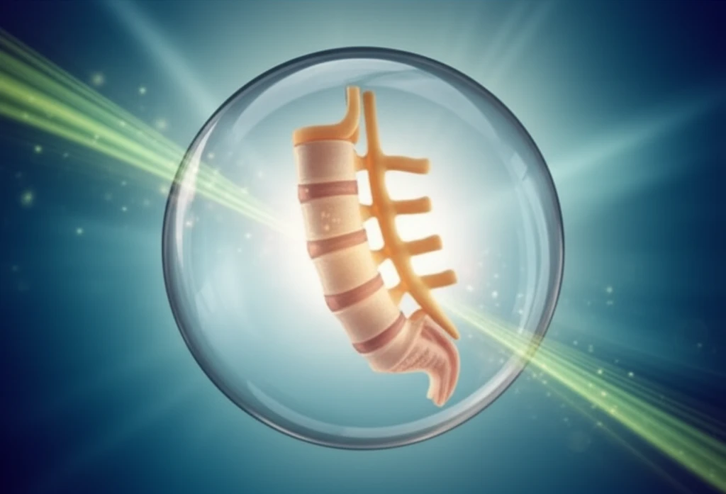 Spinal Cord Protected by a Bubble