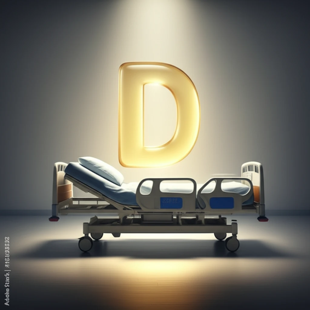 Vitamin D sunbeam over ICU bed