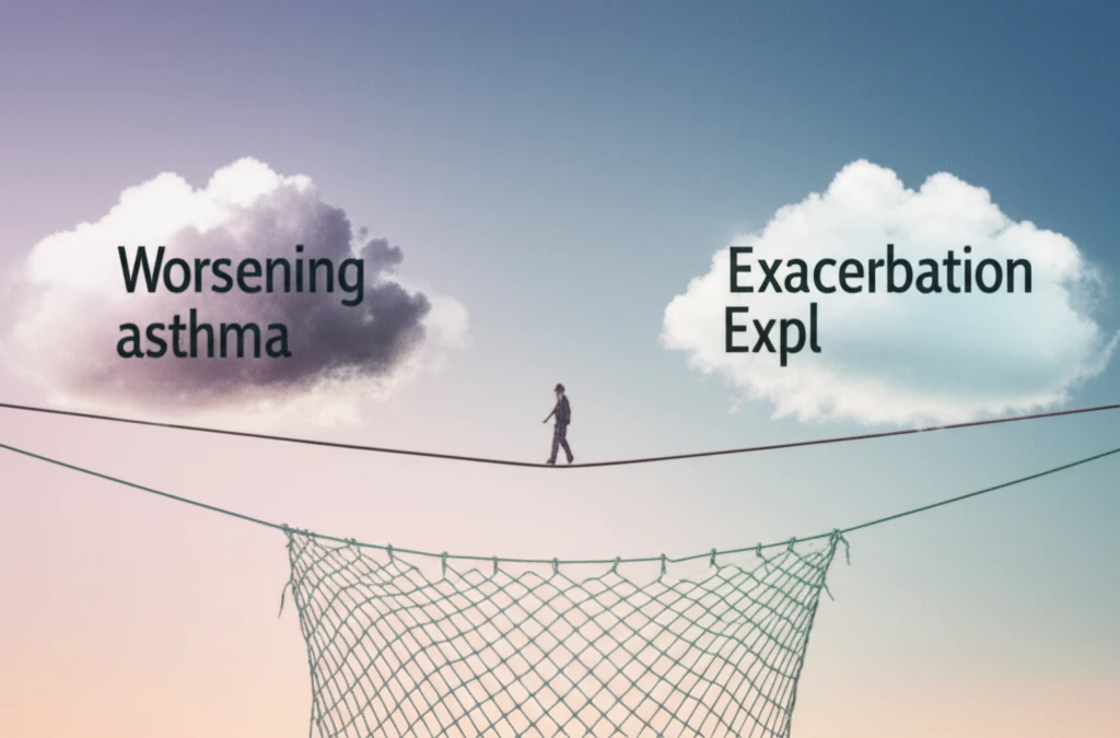 Tightrope walk between asthma phases: Visualizing asthma management